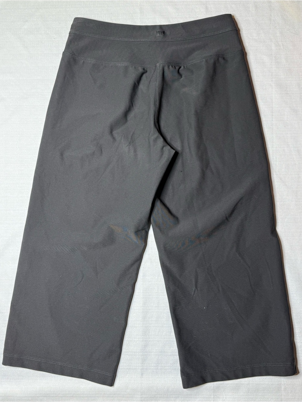 Lucy Women XS Charcoal Gray Wide Leg Capris Pants Fitness Yoga Active Wear - Picture 8 of 9
